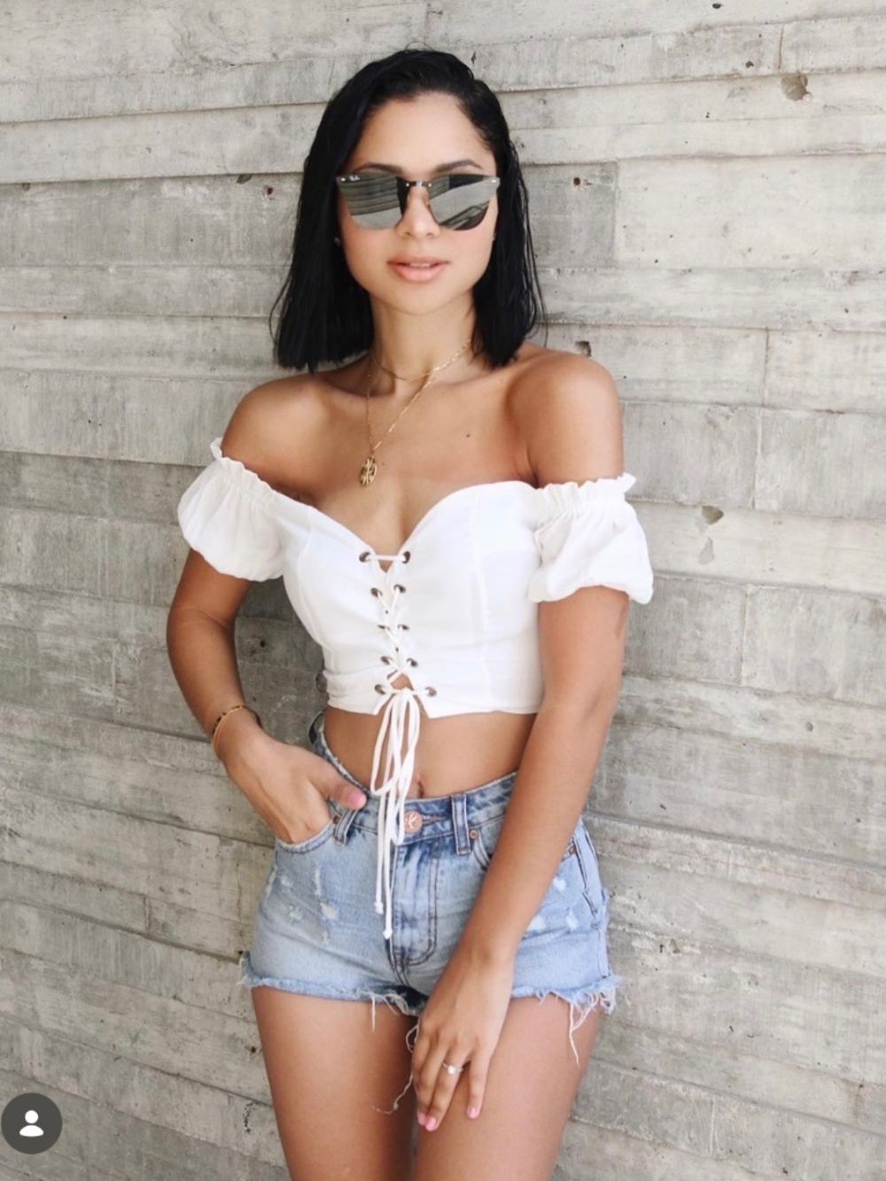 One Teaspoon High Waist Bonitas Shorts